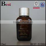 15 ml Amber Glass Bottle Lotion Pump Essential Oil Fragrance Perfume 15 ml Amber Glass Bottle Screen Printing Cosmetic Packaging thumbnail-4