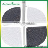 Fan Shaped Resin Base For Cross Base Umbrella thumbnail-2