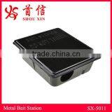Black Metal Mouse Bait Station SX-5011 thumbnail-1