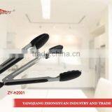 ZY-H2001 Heat Resistant Mini Uses of Silicone Food Grilling Tongs thumbnail-1