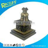 Hot Sale China Ancient Buddhist Decoration Crafts of Metal Bronze Buddha Pagoda thumbnail-3