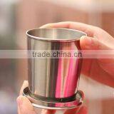 Six-layer Stainless Steel Flexible Folding Portable Cups or Travelling Cups thumbnail-5
