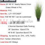Artificial Potted Grass Synthetic Onion Grass In Pot Fake Grass in Pot for Indoor Decoration thumbnail-6