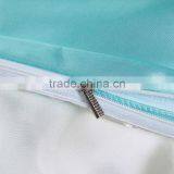 2016 Hot Silk Quilt White And Blue Satin Sheets Bed Linen Cotton Solid Satin Duvet Cover Set 4Pcs Of Bedding Sets. thumbnail-4