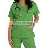 Polycotton Unisex Stylish Medical Scrubs Nursing Uniform thumbnail-1