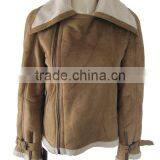 Ladies' Winter PU Slim Fit Basic Jacket Blazer thumbnail-3