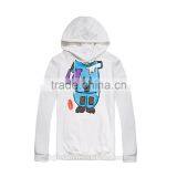 Trendy Custom Service Hooded Design Hoody Bulk Men Offset Printed White Cotton Hoodies thumbnail-2