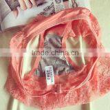 Women Size Fancy Lace Hot Sexy Girls Photos Underwear Dress Bra Set thumbnail-5