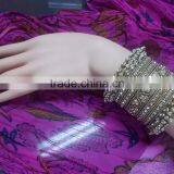 Wholesale Faux Pearl and Gold Bangle Set,Bridal Beaded Bangles Bracelet,Fashion Bangle Sets thumbnail-5