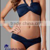 Special Nice Halter Design Nylon Spandex Bandeau Bikini Swimsuits.