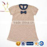 Girl Winter Sweater Cashmere Short Sleeve Dress Sweater thumbnail-2