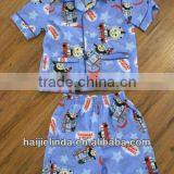 100% Cotton Boys Pajama Cartoon Children Sleepwear thumbnail-1