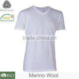 White t Shirt Collar Designs Unisex With Customized Logo thumbnail-2