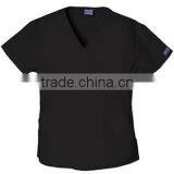 Basic Unisex V-Neck Top thumbnail-5