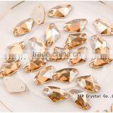 Free Shipping Galactic Gsha Color 8.5*14mm 144pcs Best Quality Crystal Rhinestones Design Sew on Glass Stones thumbnail-4