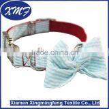 Durable Nylon Material Adjustable Pet Dog Collar With Bowknot thumbnail-3