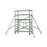 Lightweight Ladder Multi Purpose Aluminium Mobile Scaffold / Mobile Scaffold With Wheels