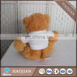 Cute Plush Teddy Bear With Polyester Printable T-shirt for Sublimation thumbnail-2