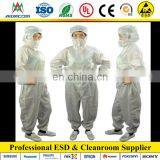 Garment Factory, Stripe and Grid Cleanroom ESD Jumpsuit thumbnail-1