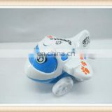 Plastic candy toy, pull back cartoon plane toy