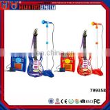 Popular kid electric guitar with guitar speakers microphone for kids