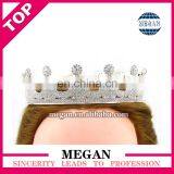 Bridal Wedding Prom Princess Rhinestone Crystal Circle Crown Manufacturers thumbnail-2