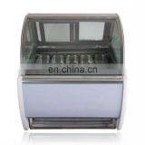 Portable Ice Cream Showcase /gelato Display Cabinet for Sale/popcicles Blast Freezer