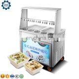 Electrical Double Flat Pans Thailand Roll Fried Ice Cream Machine / Ice Cream Cold Plate / Fry Ice Cream Machine thumbnail-4