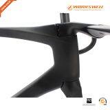 2018 Full Carbon Bicycle Frame 25C Tire Aero Frameset 1-1/8