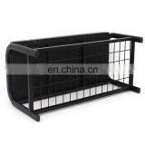 Customized Half-PU Portable Single Modern Home Furniture Leather and Iron Combined Shoe Rack Chair Stool thumbnail-6
