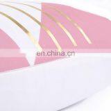 PU Patchwork Soft Geometric Print Decorative Square Throw Pillow/Cushion for Sofa Living Room thumbnail-4