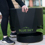 Ceramic Tile Mosaic Parquet Outdoor Rectangular Fire Pit Table thumbnail-2