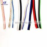 2 Core Transparent or Red Black Parallel Flat Ribbon Audio Ofc Speaker Cable Wire thumbnail-2