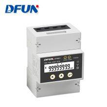 DFUN DFPM93 RS485 Modbus Data Record 63A or 5A 3 Phase Energy Kwh Meter thumbnail-1