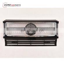 Front Grille for G-class W463 G350 G450 G500 G55 G63 Grille 1999-2017year Abs Material Black Grille For G63 G65 thumbnail-1