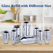 Portable Hiking Gint Double Wall Insulated Vacuum Flask Glass Bottle Refill Glass Water Bottle Liner thumbnail-2