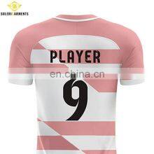 Breathable Sublimation Soccer Uniform Set Custom Wholesale Price Soccer Uniform Set thumbnail-4