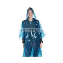 Emergency Disposable Poncho Raincoat Adult With Custom Logo