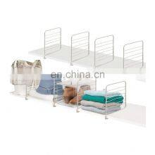 Versatile Metal Wire Closet Shelf Separator for Organization in Bedroom, Bathroom, Kitchen and Office Shelf thumbnail-4