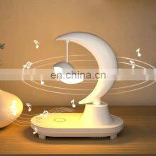 3D Stereo Surround Sound Music Night Light Usb Wireless Charging Auto 7 Color Changing Desk Lamp With Speaker thumbnail-5