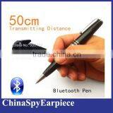 Long Distance Metal Bluetooth Pen Micro Hidden Earpiece