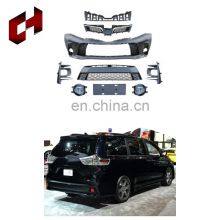 CH Good Quality Pp Material Black Bumper Plates Engine Hood Trunk Wing Led Light Body Kit For Toyota Sienna 2011-2016 To 2018 thumbnail-4