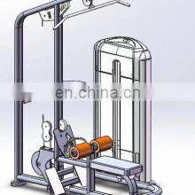 Commercial Gym Equipment Fitness Supplier Asj Lat Pull Down Machine Low Row Wholesaler Price Back