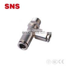 SNS JPD Series Factory Supply Brass High Quality Quick Wire Pneumatic Fitting thumbnail-2