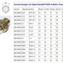 NPT 1/2 Heat Exchanger Radiator Liquid Level Sight Glass Compressor Oil Levels thumbnail-5