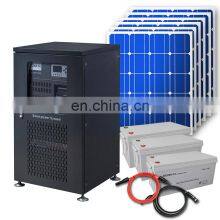 Type 5kw 5000w Complete Home Use on Grid-tie off Grid Solar Power System Kit on Grid With Batteries thumbnail-5