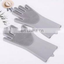 Hot Selling Dog Pet Grooming Bath Deshedding Shower Massage Brush Pet Gloves thumbnail-2