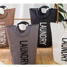 Customizable Color Rectangular Laundry Hamper With Wheels Easy-to-Operate Polyester Design for Home Bathroom Packed in Carton thumbnail-5