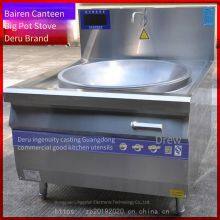 Deru 380v Electromagnetic Large Stir-fry Stove for Restaurants, Schools, and Factory Canteens, Electromagnetic Large Pot Stove, Electric Pot for Boiling Beef and Mutton Soup thumbnail-3