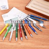 New luxury gift promotion metal ball pens with custom logo advertising personalized metal pens promotional